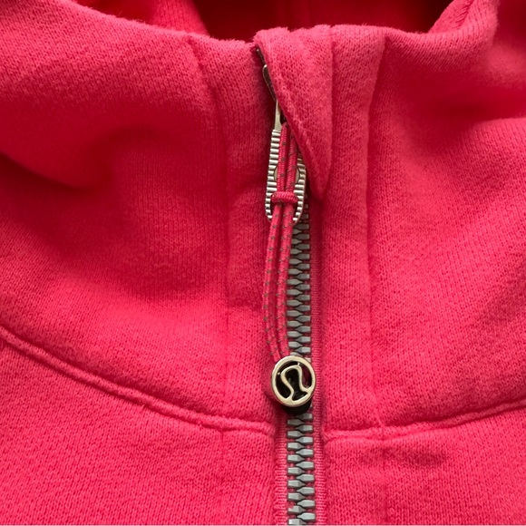 lululemon athletica Scuba Oversized Half Zip Hoodie Sweatshirt Lip Gloss Sz XS/S - Picture 8 of 15
